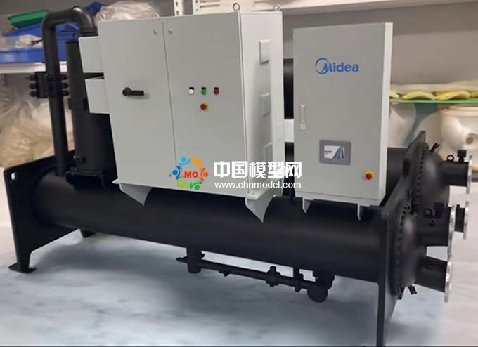 模塊式水冷式冷水機模型，工業(yè)制冷設(shè)備模型