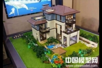 別墅模型主要突出環(huán)境觀,建筑按部就班即可