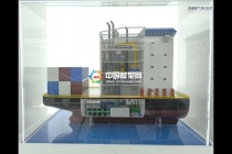 綠色船舶模型,廢氣凈化模型,船舶尾氣凈化模型