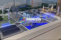 綠電儲能綠色化工耦合聯動沙盤模型