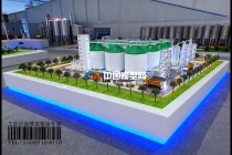 智慧糧倉智慧糧庫解決方案沙盤模型