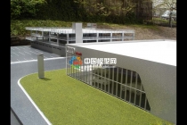 汽車展館沙盤模型,汽車展廳4S店沙盤模型