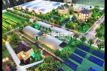 光伏電站應(yīng)用場景沙盤模型，太陽能光伏屋頂發(fā)電沙盤模型