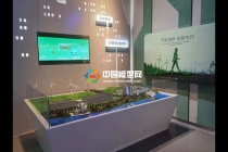 風(fēng)能供電，太陽能供電供熱沙盤模型