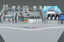 天翼云智能生產線沙盤模型