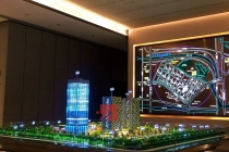 美的置業廣場展示模型,售樓沙盤