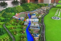 廣州龍濤外國語學校沙盤模型