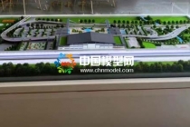 杭溫高鐵楠溪江站站房沙盤模型