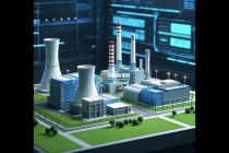 智慧電廠沙盤模型，點亮能源變革新視界