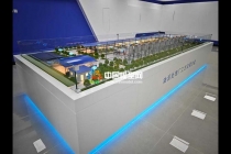 油泥處理廠工藝流程沙盤模型
